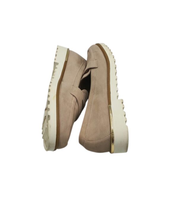 Mocasini dama New Look 39, imitatie de piele, bej - imagine 4