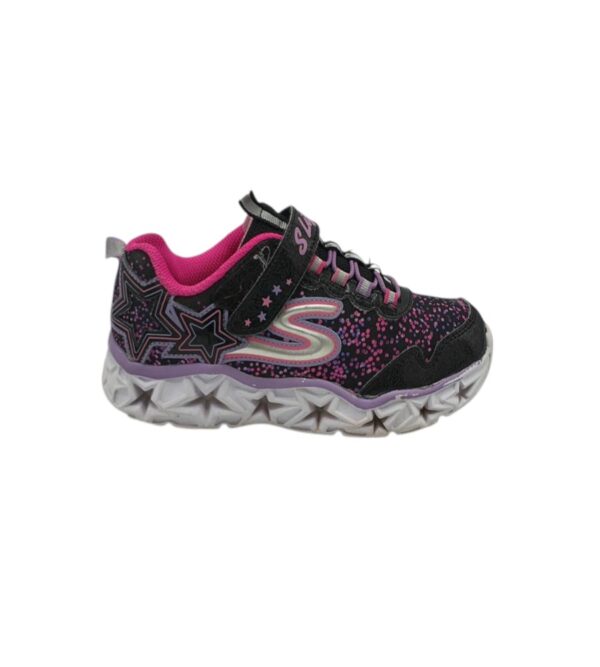 Adidasi copii Skechers 34, imitatie de piele, material textil, negru - imagine 1