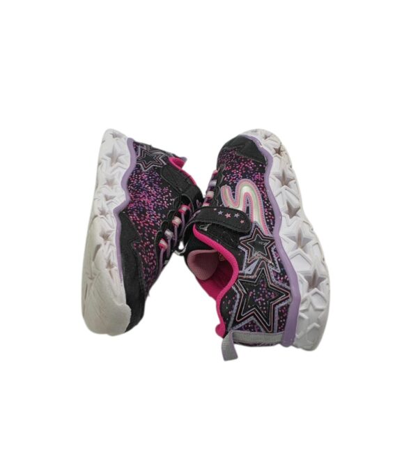 Adidasi copii Skechers 34, imitatie de piele, material textil, negru - imagine 4