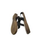 Saboti dama Naturform 38, piele intoarsa, negru - imagine 4