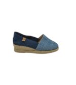 Espadrile dama Strandfein 37, material textil, albastru