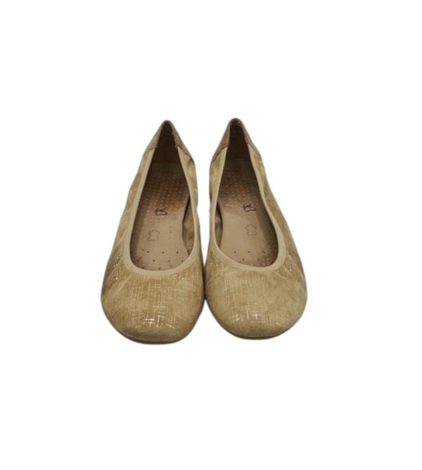 Balerini dama Caprice 37.5, piele, maro - imagine 3