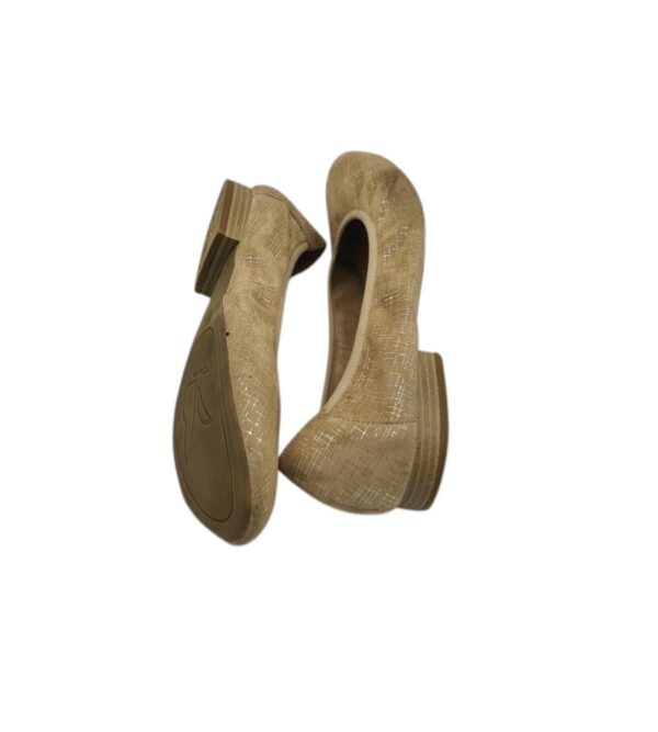 Balerini dama Caprice 37.5, piele, maro - imagine 4