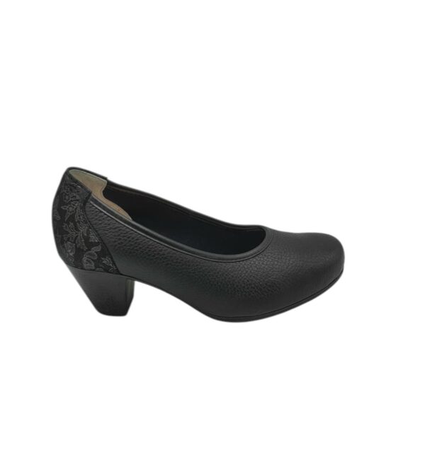 Pantofi dama 40, imitatie de piele, negru - imagine 1