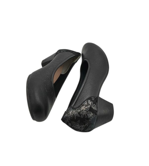 Pantofi dama 40, imitatie de piele, negru - imagine 4