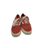 Tenisi dama Vans 36, piele intoarsa, rosu - imagine 3