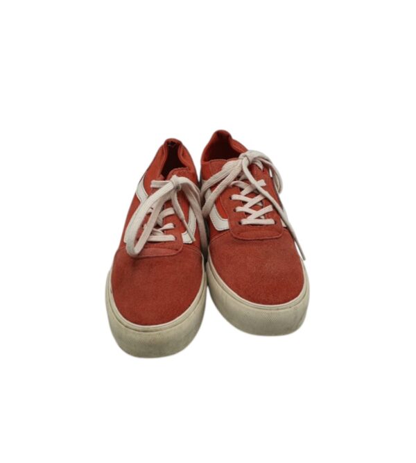 Tenisi dama Vans 36, piele intoarsa, rosu - imagine 3