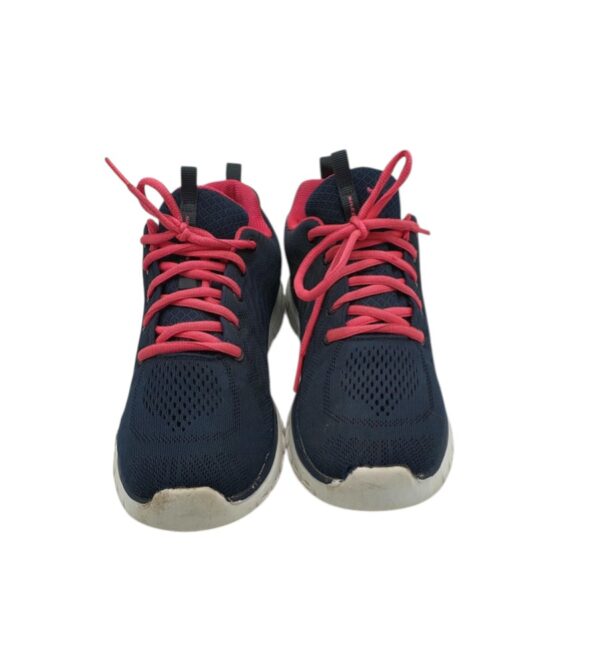 Adidasi dama Skechers 38, material textil, bleumarin - imagine 3
