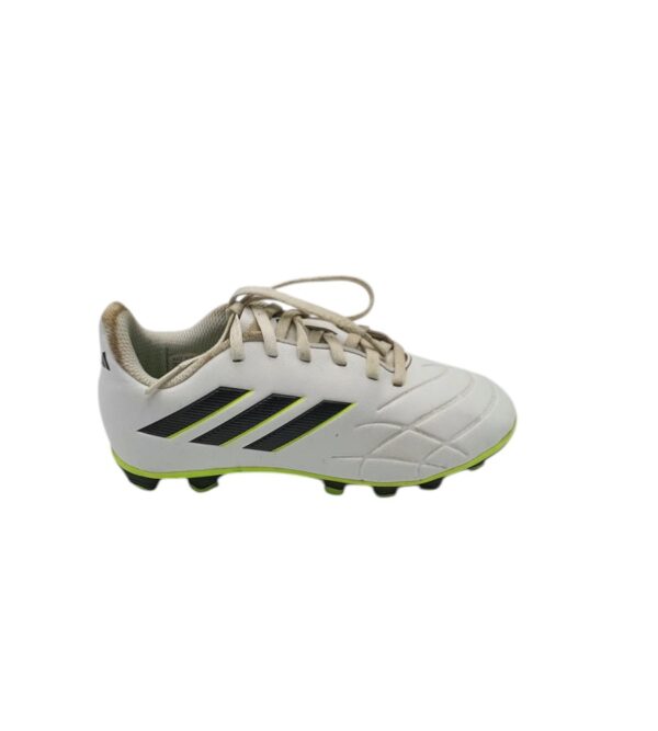 Adidasi copii Adidas 34, imitatie de piele, alb - imagine 1