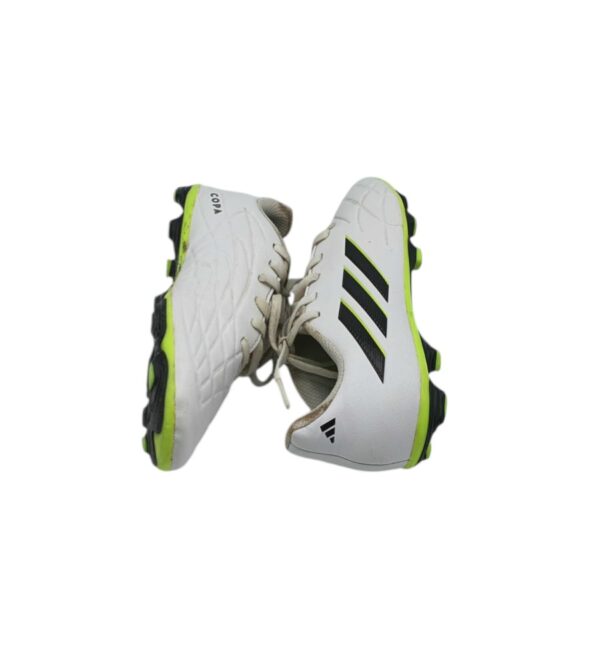 Adidasi copii Adidas 34, imitatie de piele, alb - imagine 4
