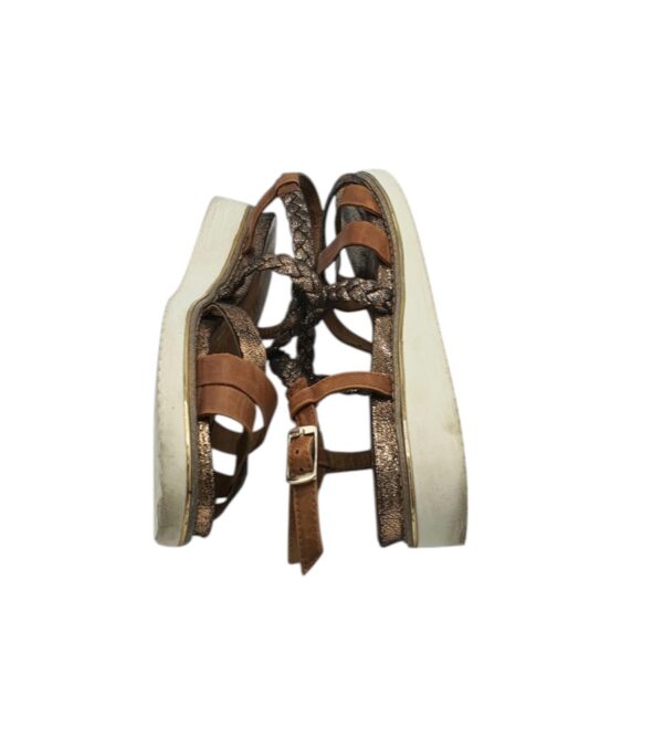 Sandale dama Tamaris 38, imitatie de piele, maro - imagine 4