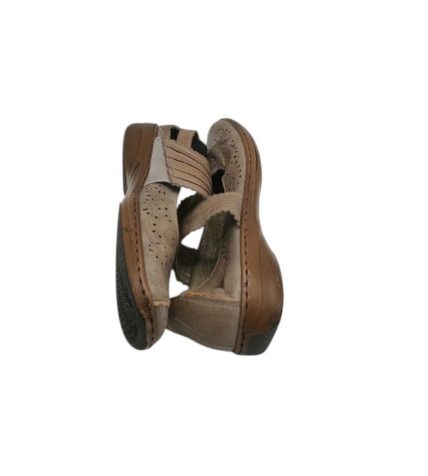 Sandale dama  Rieker 39, imitatie de piele, bej - imagine 4