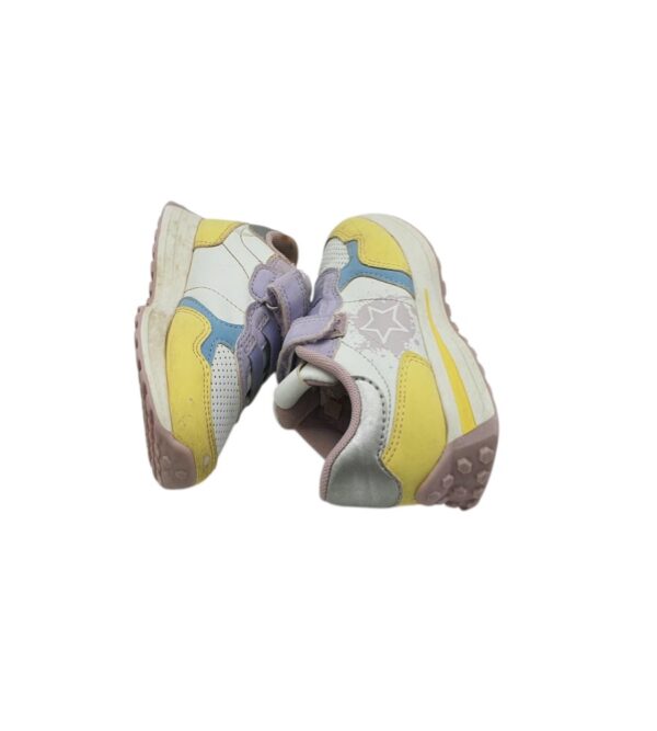 Adidasi copii Graceland 26, imitatie de piele , alb galben - imagine 4