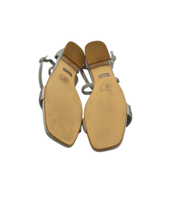 Sandale dama Quiz 39, imitatie de piele, gri - imagine 5