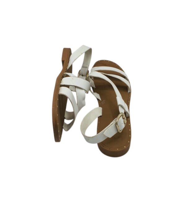 Sandale dama Primark 39, imitatie de piele, alb - imagine 4