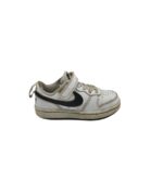 Adidasi copii NIke 28, imitatie de piele, alb