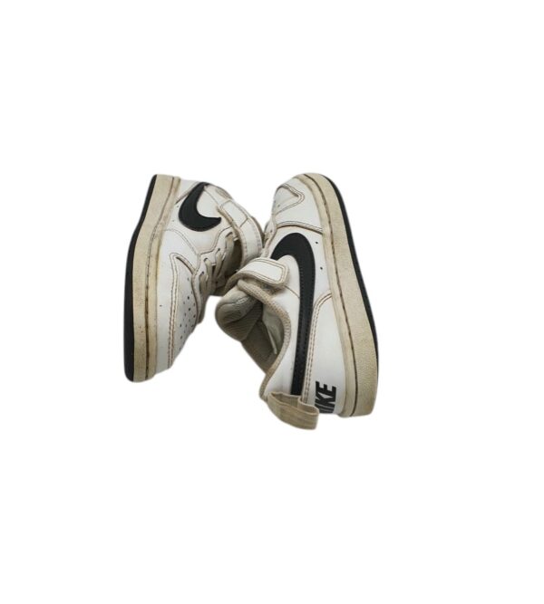 Adidasi copii NIke 28, imitatie de piele, alb - imagine 4
