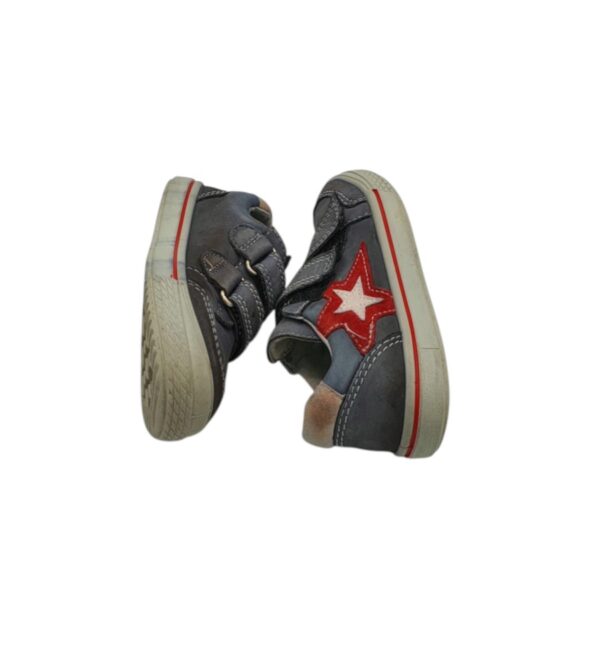Adidasi copii Ricosta 26, piele, gri - imagine 4