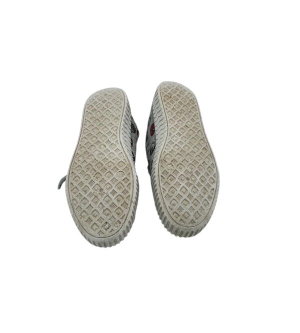 Tenisi copii 30, material textil, gri - imagine 5