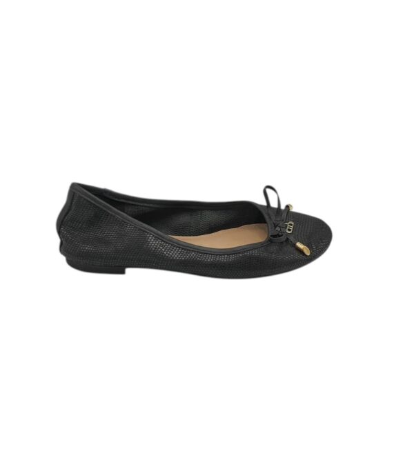 Balerini dama Dune 37,  piele, negru - imagine 1