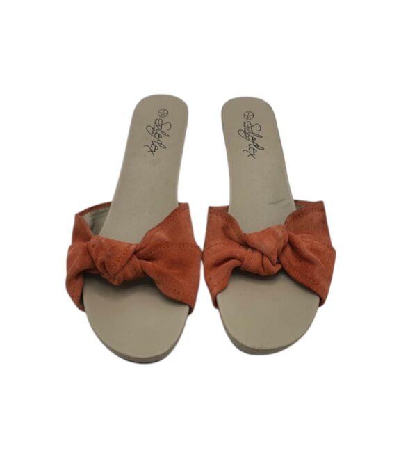 Saboti dama Soleflex 41, piele intoarsa, maro - imagine 3