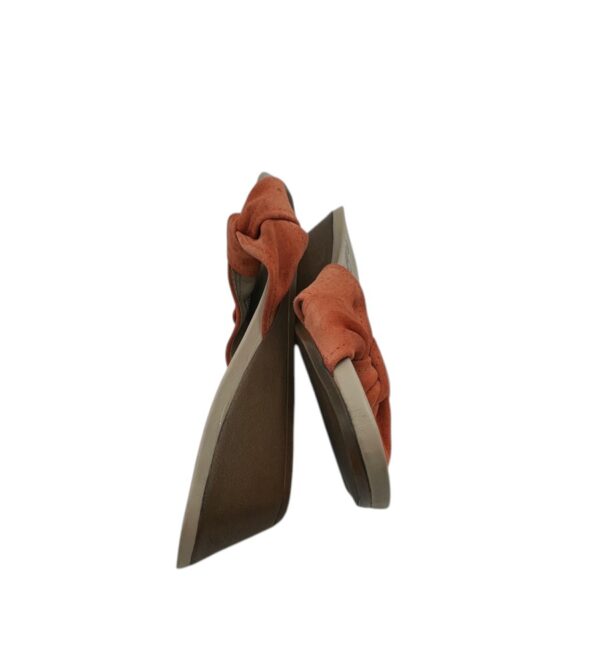 Saboti dama Soleflex 41, piele intoarsa, maro - imagine 4