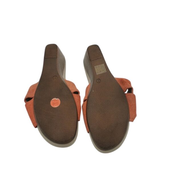 Saboti dama Soleflex 41, piele intoarsa, maro - imagine 5