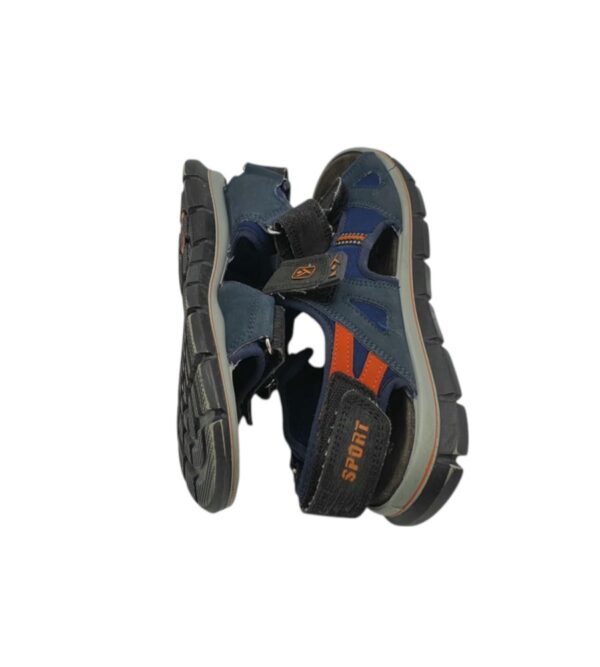 Sandale copii Sport 37, imitatie de piele, albastru - imagine 4