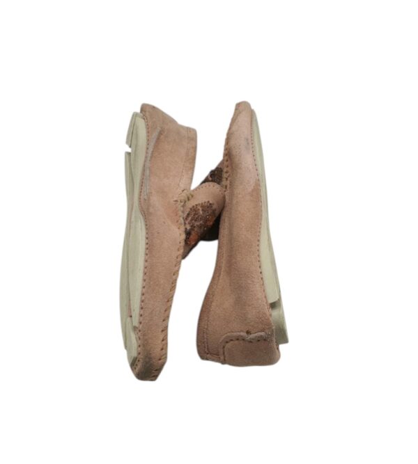 Mocasini dama Studio Pollini 36, piele intoarsa, bej - imagine 4