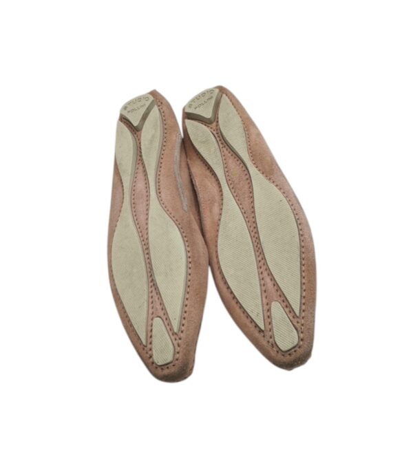 Mocasini dama Studio Pollini 36, piele intoarsa, bej - imagine 5