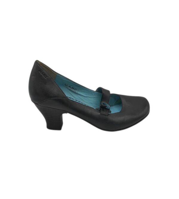Pantofi dama Marc 39, piele, negru - imagine 1