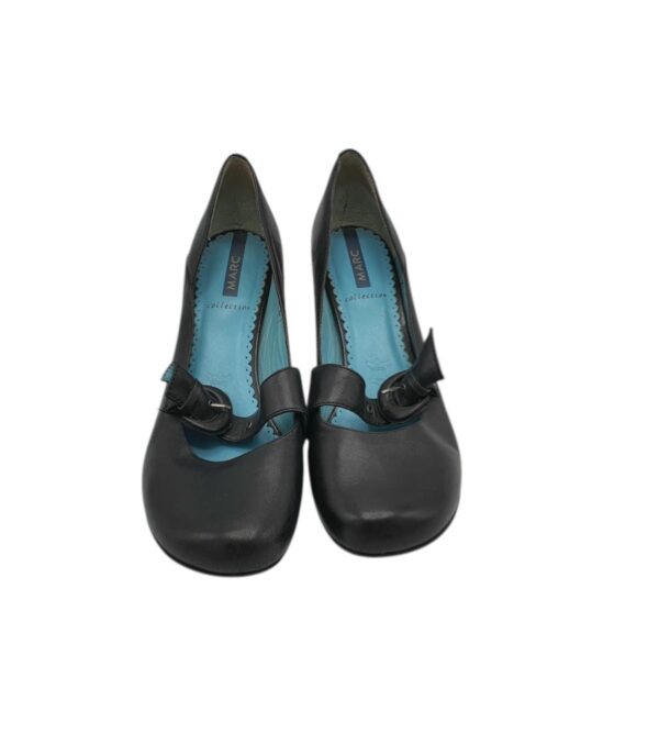 Pantofi dama Marc 39, piele, negru - imagine 3