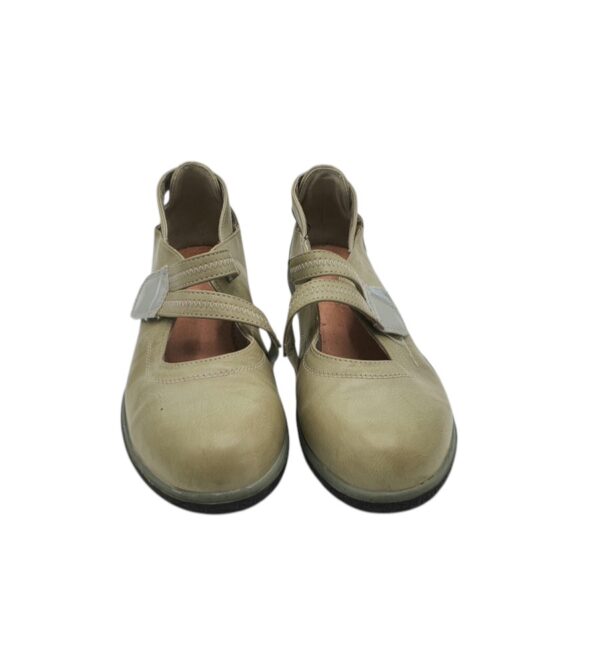 Mocasini dama 38, imitatie de piele, bej - imagine 3