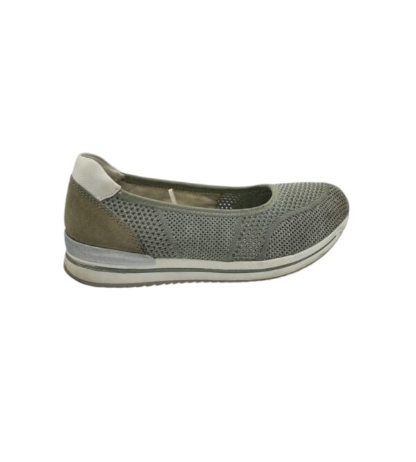 Espadrile dama Medicus 38, material textil, gri - imagine 1