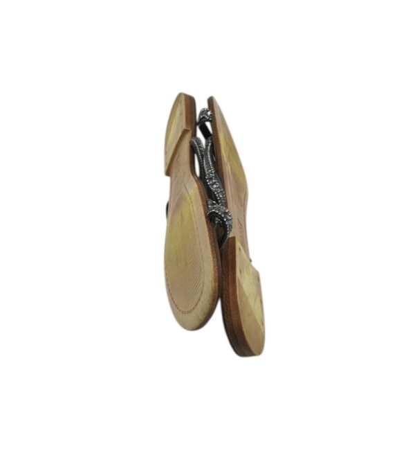 Saboti dama Next 41, imitatie de piele, negru gri - imagine 4