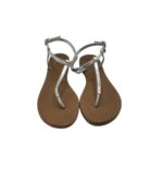 Sandale dama Hallhuber 37, piele, gri - imagine 3