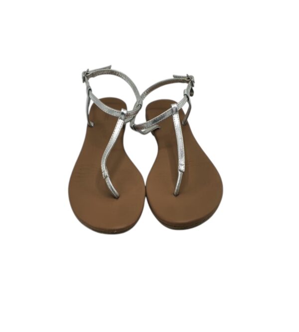 Sandale dama Hallhuber 37, piele, gri - imagine 3