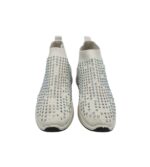Adidasi dama 40, material textil, alb - imagine 3