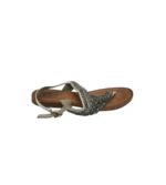 Sandale dama Gioseppo 36, imitatie de piele, gri