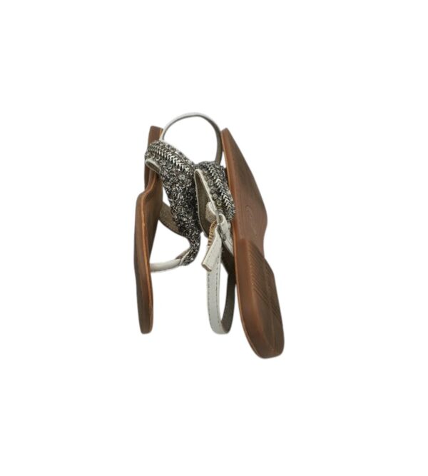 Sandale dama Gioseppo 36, imitatie de piele, gri - imagine 4