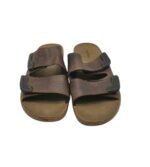Saboti barbati RedFish 42, imitatie de piele, maro - imagine 3