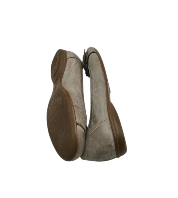 Balerini dama Gabor 39,piele, gri - imagine 4