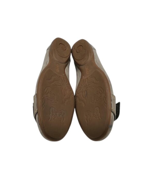 Balerini dama Gabor 39,piele, gri - imagine 5