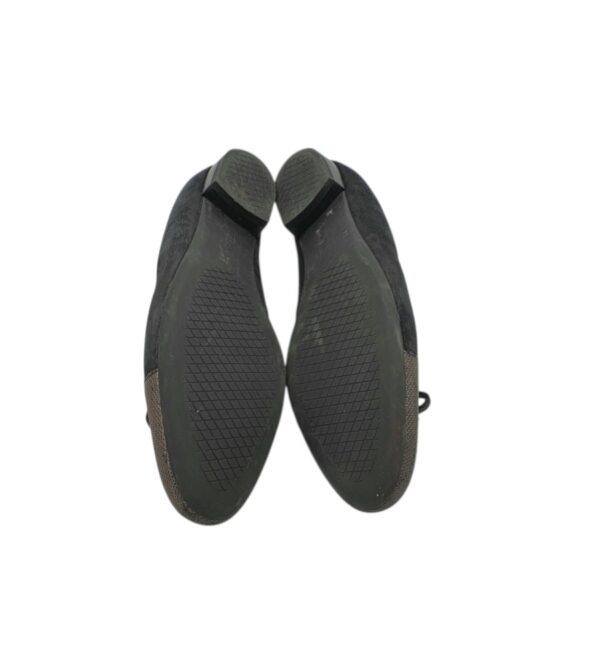 Pantofi dama Ara 37, piele intoarsa, negru gri - imagine 5