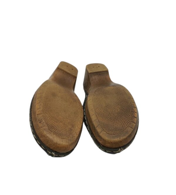 Saboti dama Lisanne 40, imitatie de piele, negru - imagine 5
