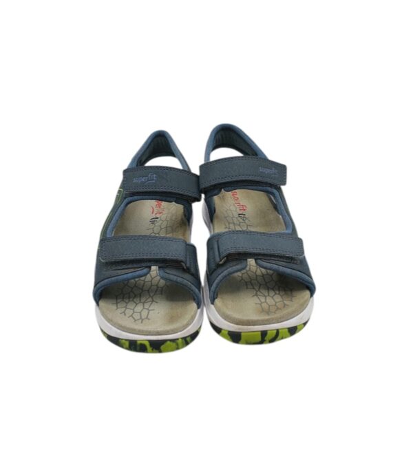 Saboti copii Superfit 38, imitatie de piele, material textil, albastru - imagine 3