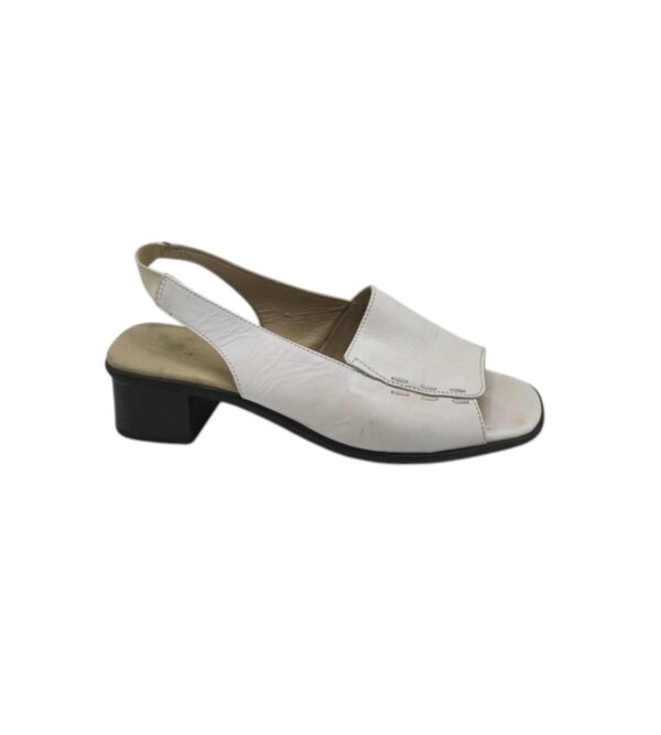 Sandale dama Aerosoles 39, piele, alb - imagine 1
