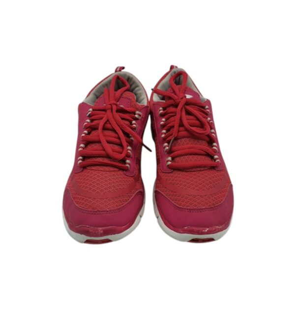 Adidasi dama Crane 39, material textil, imitatie de piele, rosu roz - imagine 3
