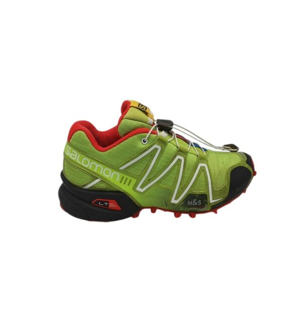 Adidasi dama Salomon 37, material textil, verde - imagine 1