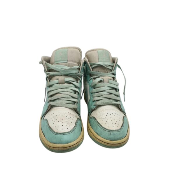 Adidasi barbati Jordan 41, piele, alb albastru - imagine 3